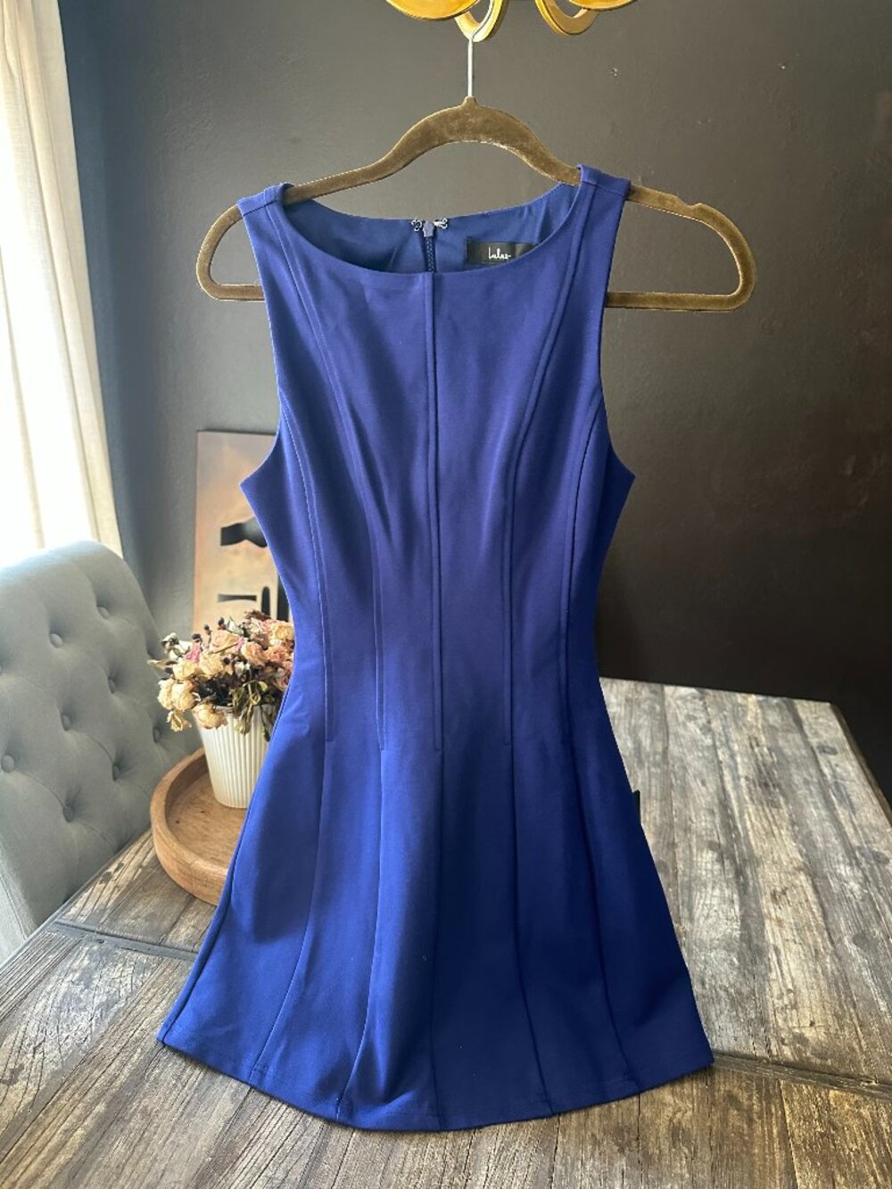 Lulus Royal Blue Cobalt Sleeveless Sheath Dress XS NWT